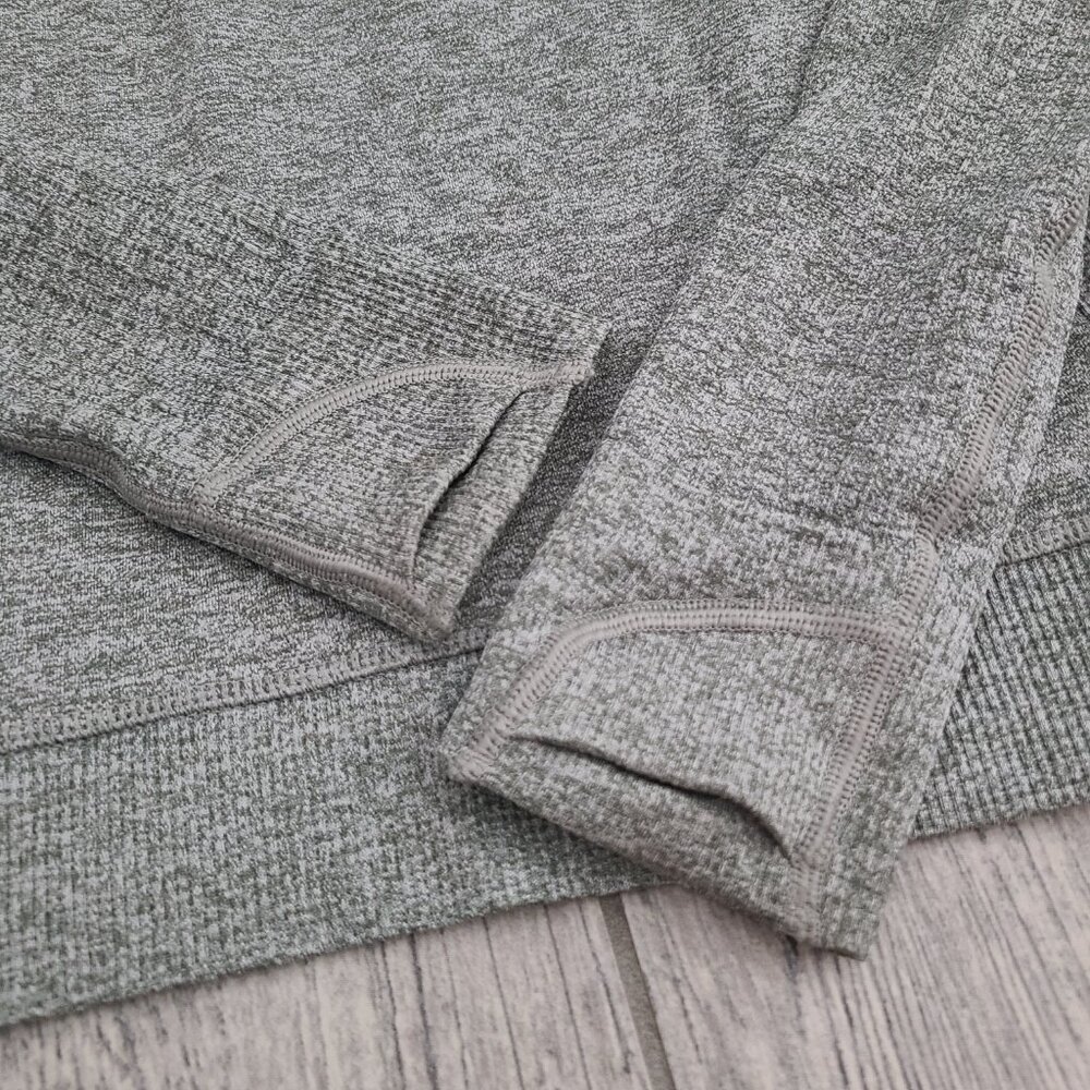 Lululemon Engineered Warmth Half Zip Pullover Grey Size 4 - Picture 10 of 11
